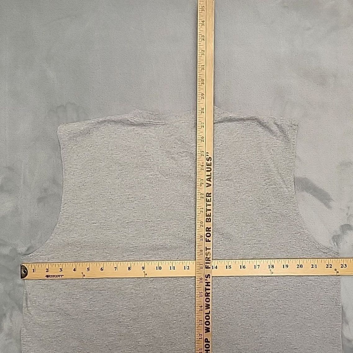 Nike Vintage Nike Shirt Mens L Gray Basketball Tank Top Center Swoosh 90s Made In USA Size US L / EU 52-54 / 3 - 7 Thumbnail