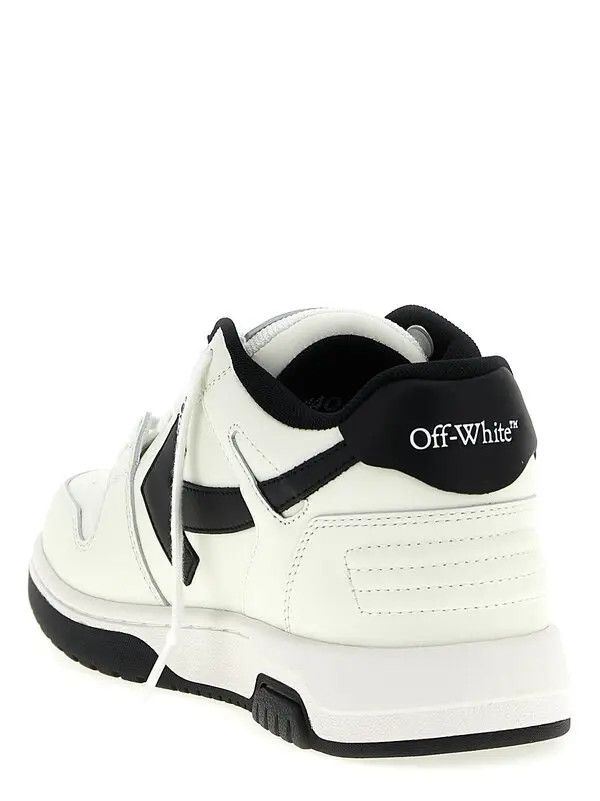 Off-White ob2d0Lne0826 Out Of Office Low-Top Sneakers in White/Black Size US 11 / EU 44 - 4 Thumbnail