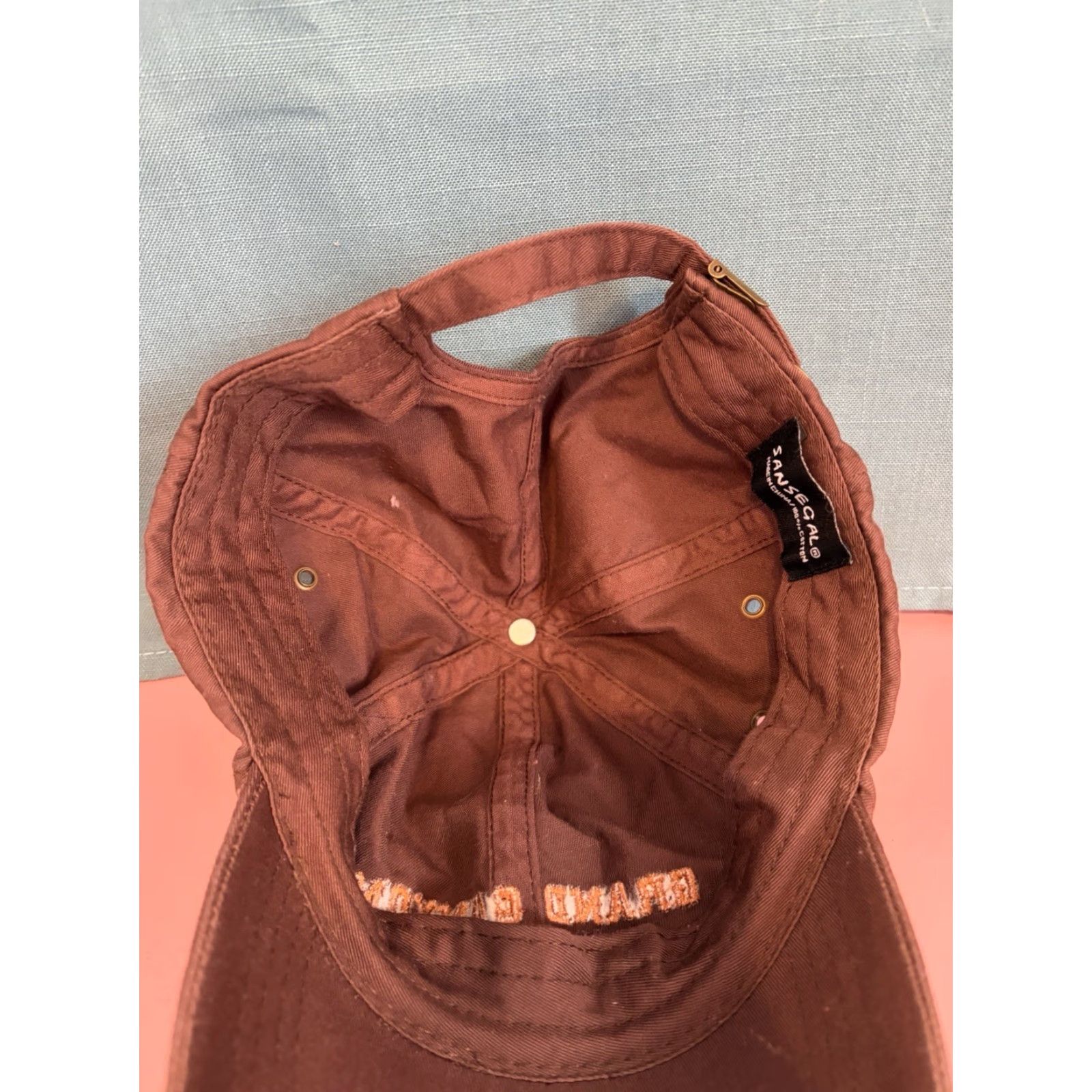 Vintage Men's Grand Canyon Adjustable Embroidered Logo Brown Size ONE SIZE - 5 Thumbnail