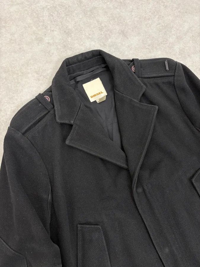 Diesel 2000s Diesel Black Classy Caban Jacket Size US M / EU 48-50 / 2 - 5 Thumbnail