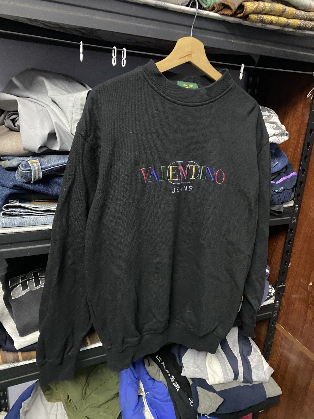 Valentino Valentino Jeans Sweatshirt Size US L / EU 52-54 / 3 - 3 Thumbnail