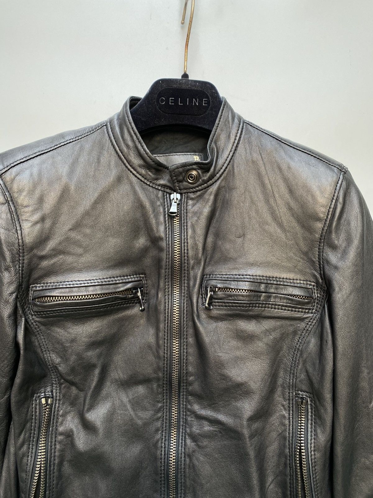 R13 R13- Moto Biker Leather Jacket Size S / US 4 / IT 40 - 10 Thumbnail