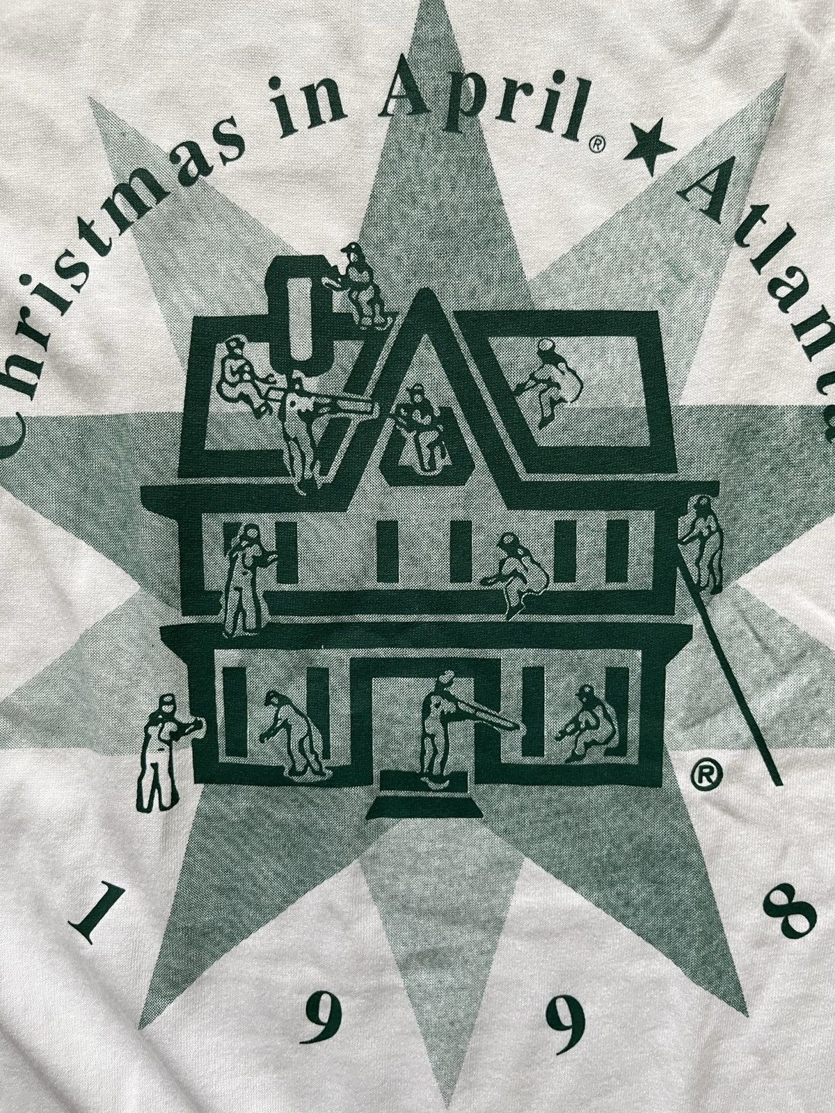 Vintage 1998 Christmas in April Atlanta Shirt Size US XL / EU 56 / 4 - 6 Thumbnail