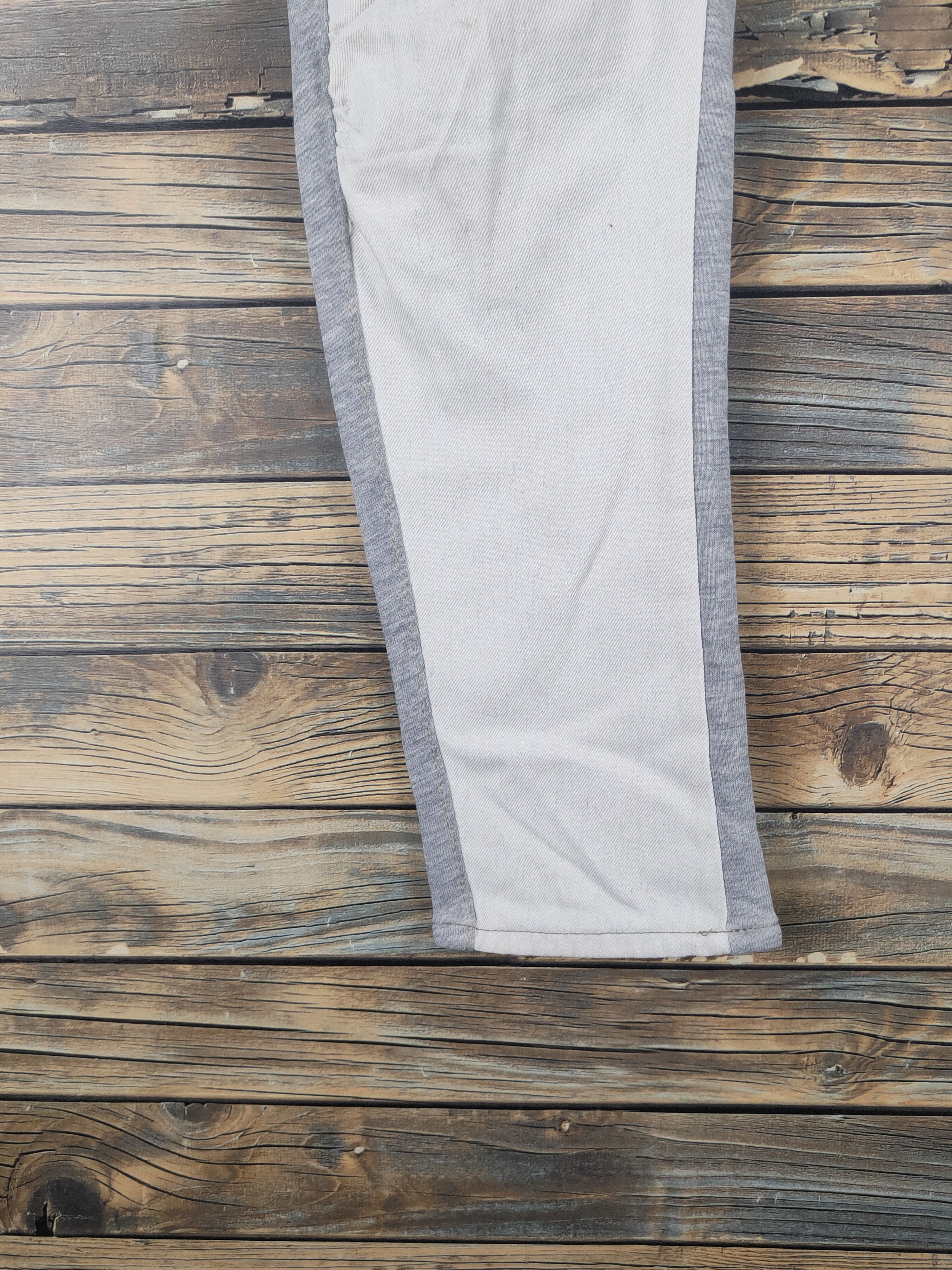 Japanese Brand DL Girlstyle White Gray Multipocket Casual Pants #46-013 Size 30" / US 8 / IT 44 - 4 Thumbnail