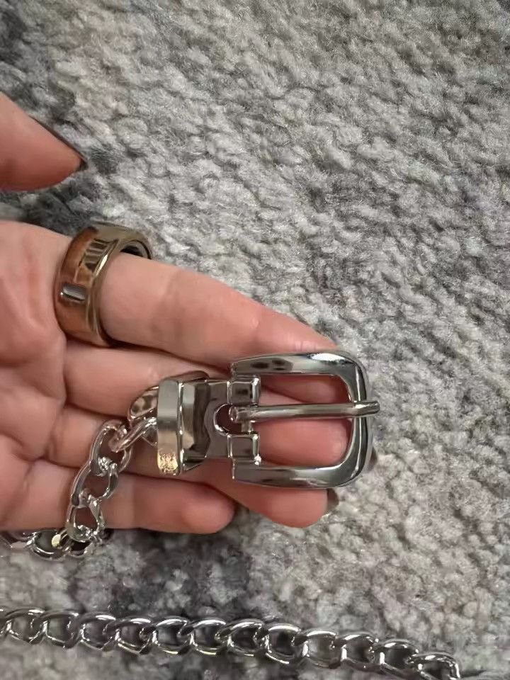 Japanese Brand Polished Cuban Link Chain Belt (105cm) Size ONE SIZE - 4 Thumbnail