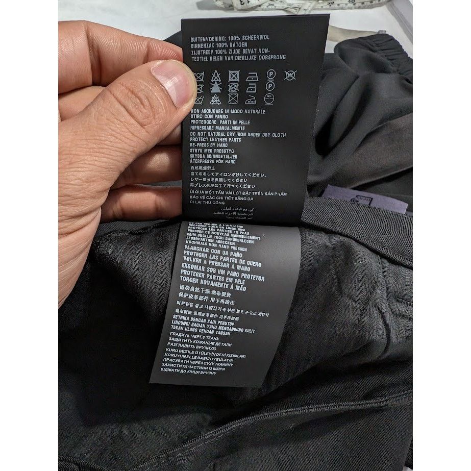 Prada o1rshd1 Gabardine Pants in Nero Size US 34 / EU 50 - 21 Thumbnail