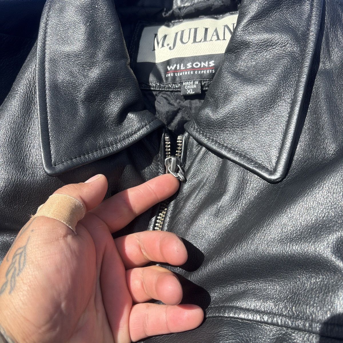 M. Julian M. Julian black leather jacket XL Size US XL / EU 56 / 4 - 7 Thumbnail