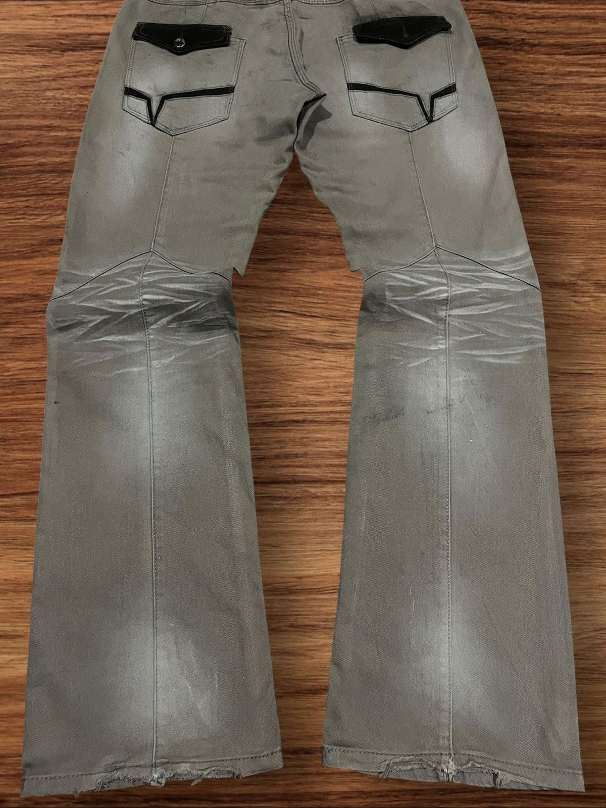 If Six Was Nine × Le Grande Bleu (L.G.B.) × Nicole Club Vintage Nicole Club Hideaways Clawmark Flare Style Pants Size US 34 / EU 50 - 11 Thumbnail