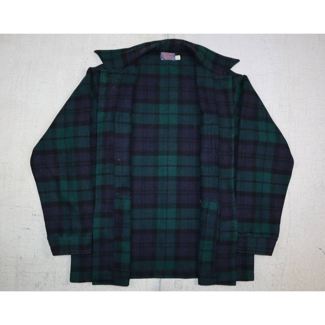 Pendleton Vintage 1970s Pendleton Wool Board Shirt Men’s M Blue Green Size US M / EU 48-50 / 2 - 4 Thumbnail