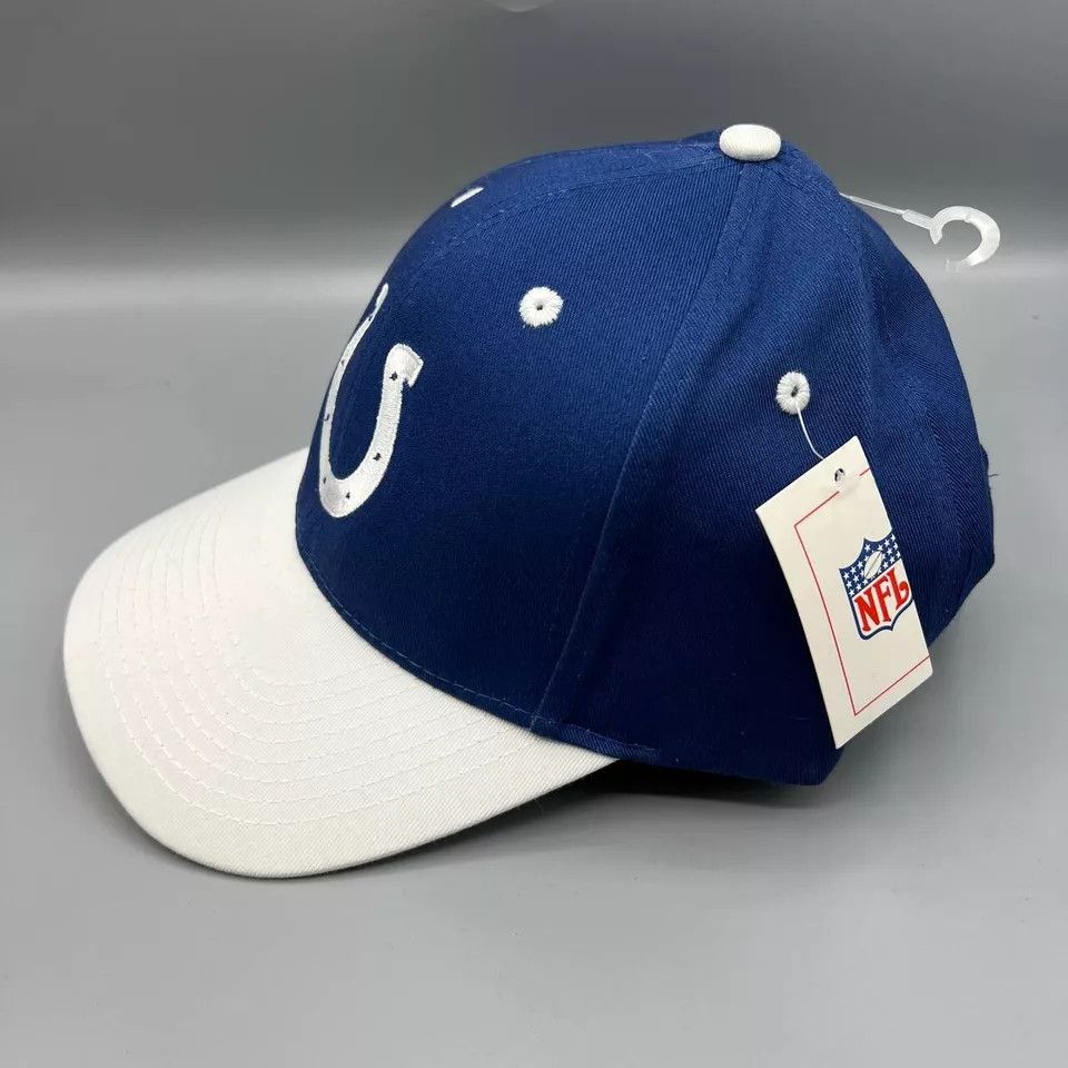 NFL Indianapolis Colts Hat Men Embroidered Logo Strap Back Cap Size ONE SIZE - 2 Thumbnail