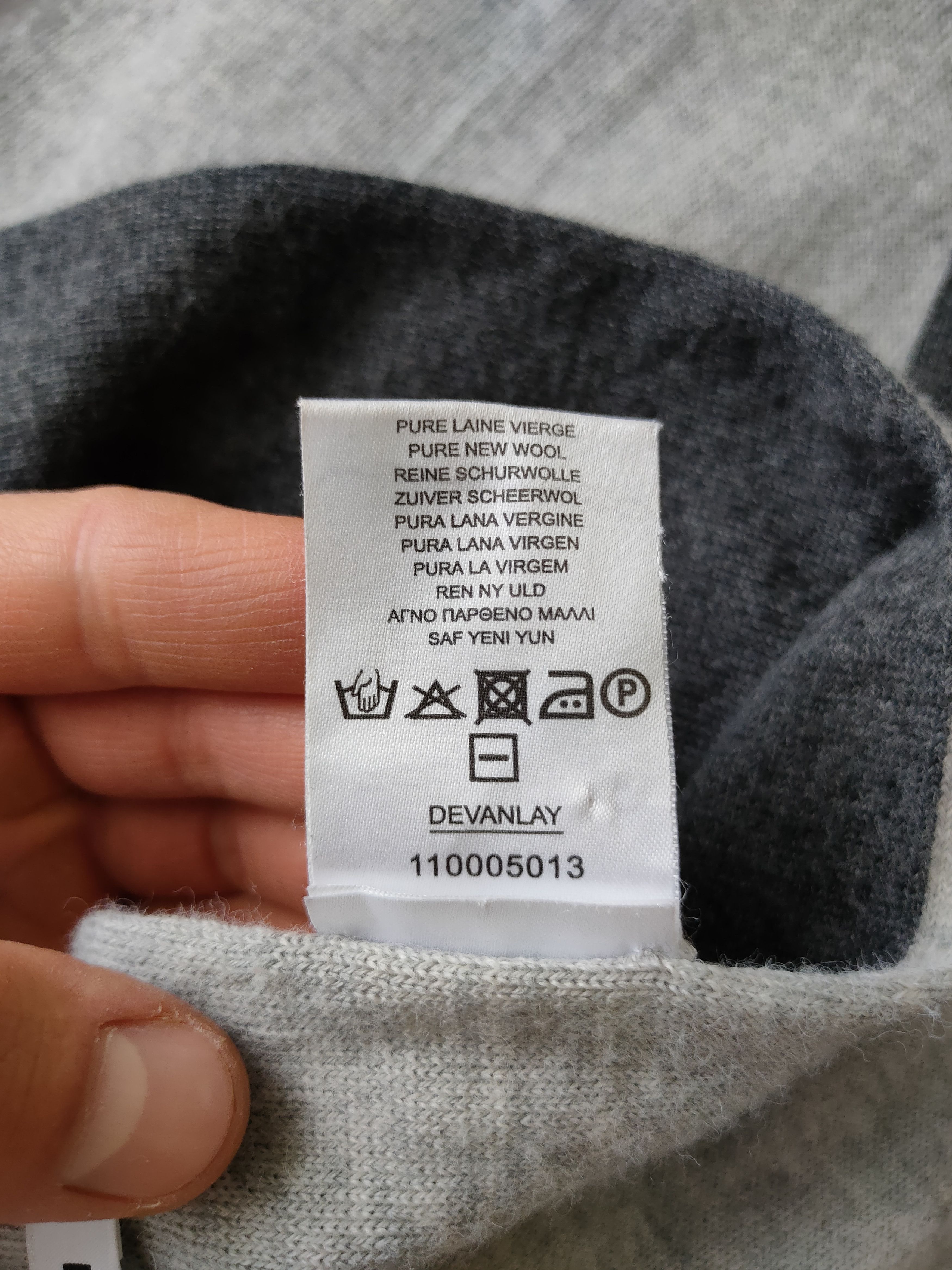 Lacoste Lacoste Scarf Two Sided Woolen Pure Laine Vierge Size ONE SIZE - 6 Thumbnail