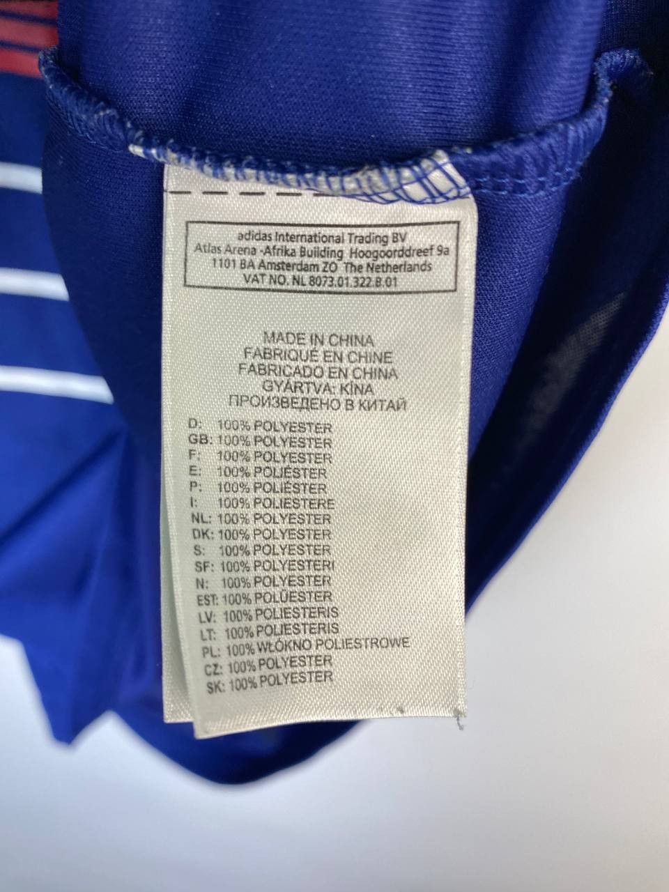 Adidas Vintage Sportswear Adidas France FFF 2010 Home Soccer Jersey Size US M / EU 48-50 / 2 - 3 Thumbnail