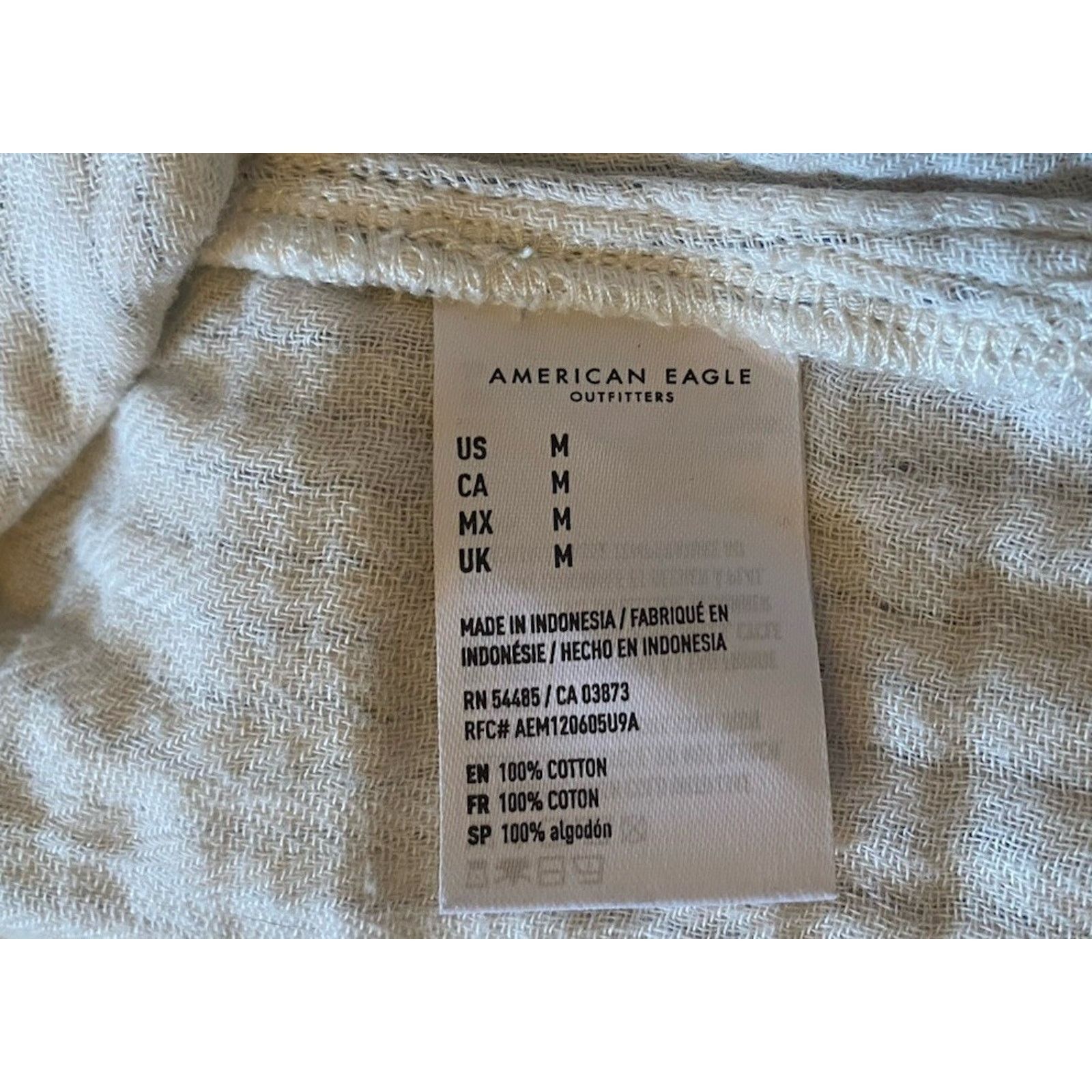 American Eagle Outfitters American Eagle Peasant Top Womens M Jegging Fit Blouse Shirt Size M / US 6-8 / IT 42-44 - 8 Thumbnail