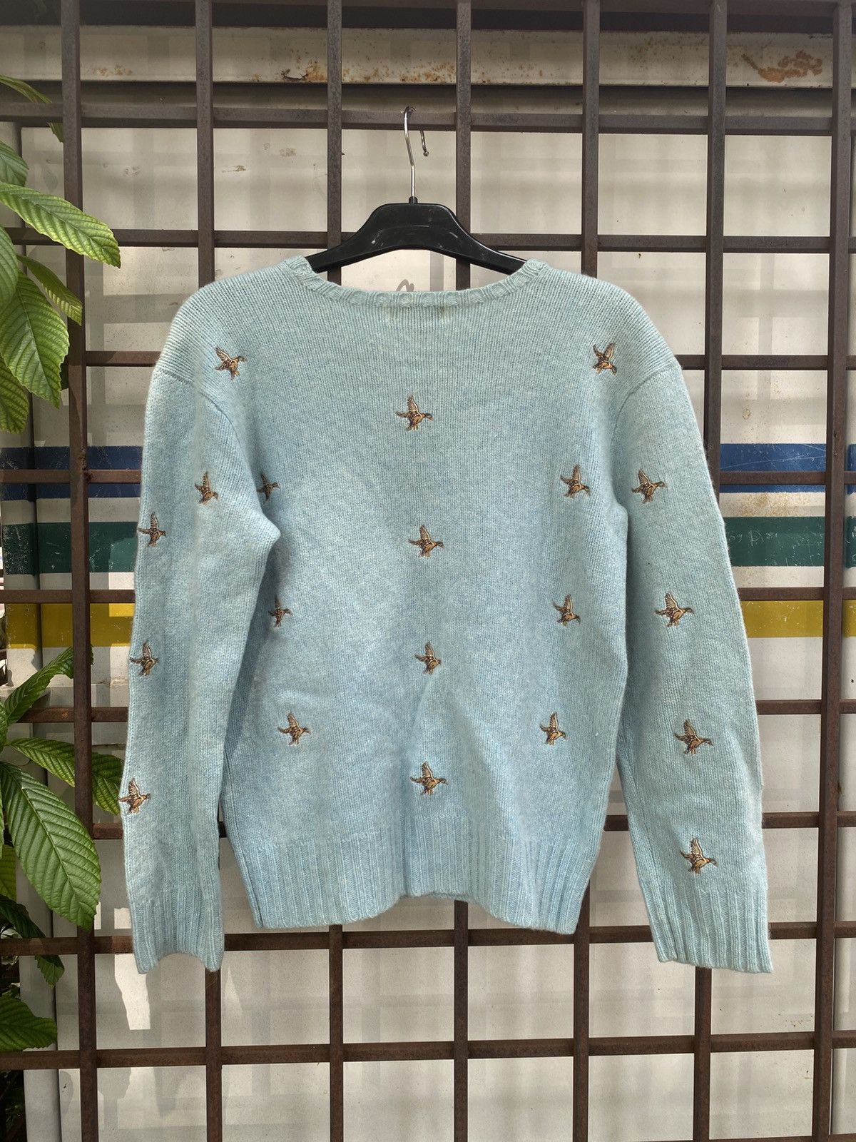 Polo Ralph Lauren Polo Ralph Lauren Embroidered Duck Hunting Wool Sweaters Size L / US 10 / IT 46 - 2 Thumbnail