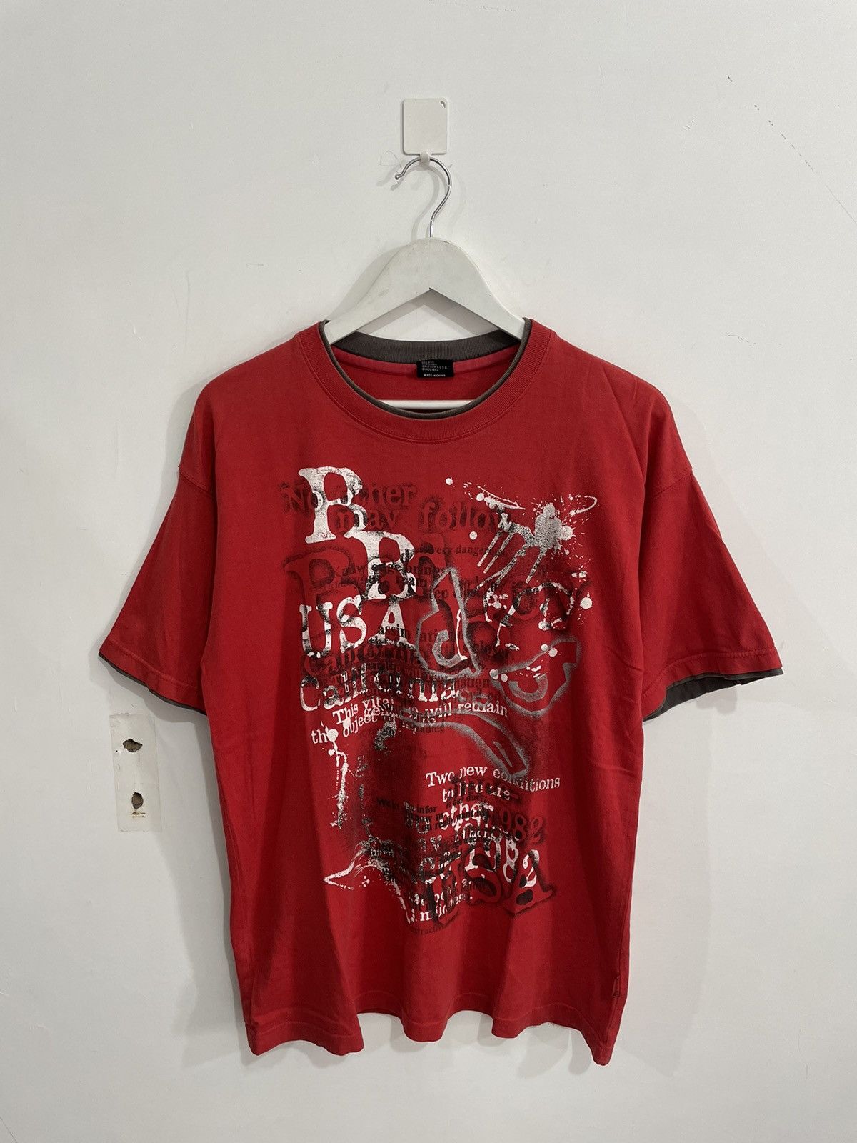 JNCO 2000s Bad Boy Poem shirt double layaer y2k style Size US M / EU 48-50 / 2 - 1 Thumbnail