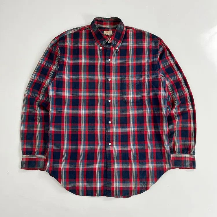 Sugar Cane Vintage Sugar Cane Plaid Flannel Size US L / EU 52-54 / 3 - 1 Thumbnail