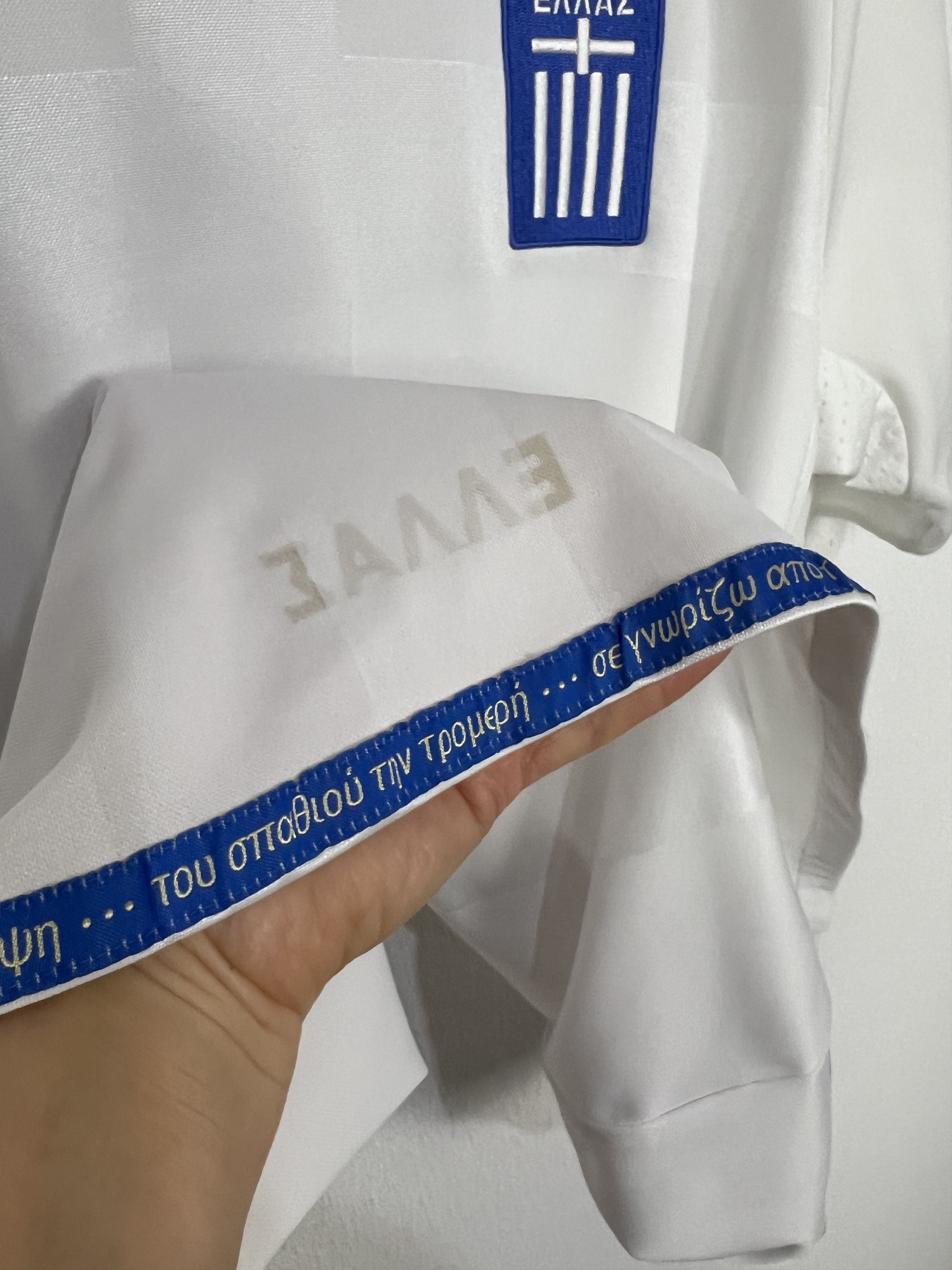 Adidas Greece Home football shirt 2008 Soccer Adidas Jersey Trikot Size US XL / EU 56 / 4 - 7 Thumbnail