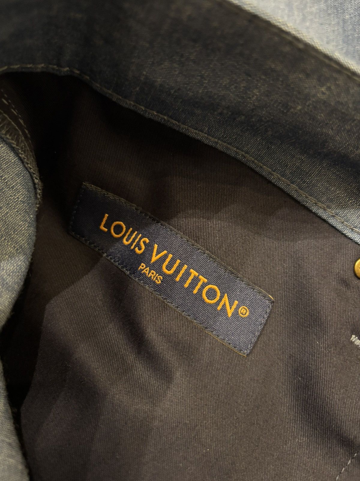 Louis Vuitton Louis Vuitton Chambray Embroidered Shorts Size US 34 / EU 50 - 5 Thumbnail