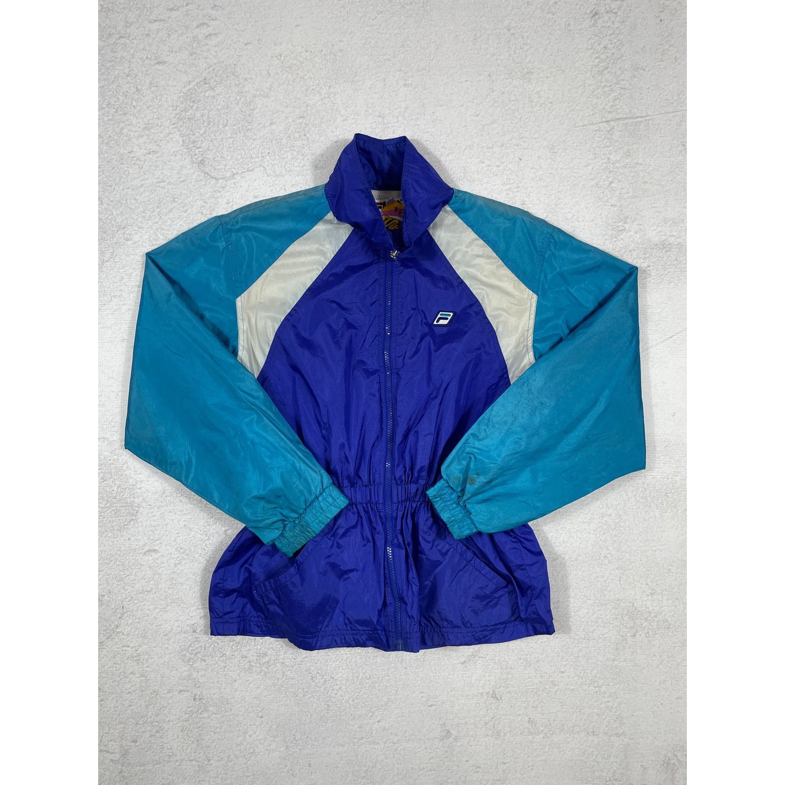 Fila Vintage Fila Blue Windbreaker - Women's Medium Size M / US 6-8 / IT 42-44 - 1 Thumbnail
