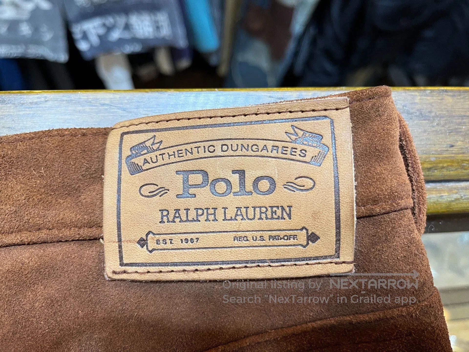 RRL Ralph Lauren Ralph Lauren Double RL Suede Casual Pants. Size US 31 - 4 Thumbnail