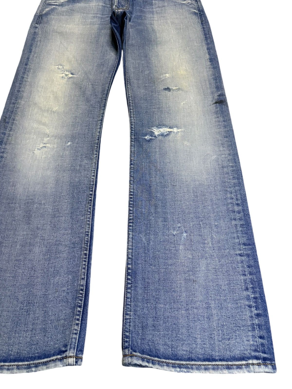 Diesel × Diesel Black Gold Vintage Diesel Viker Faded Wash Embroidered Baggy Jeans Size US 34 / EU 50 - 7 Thumbnail