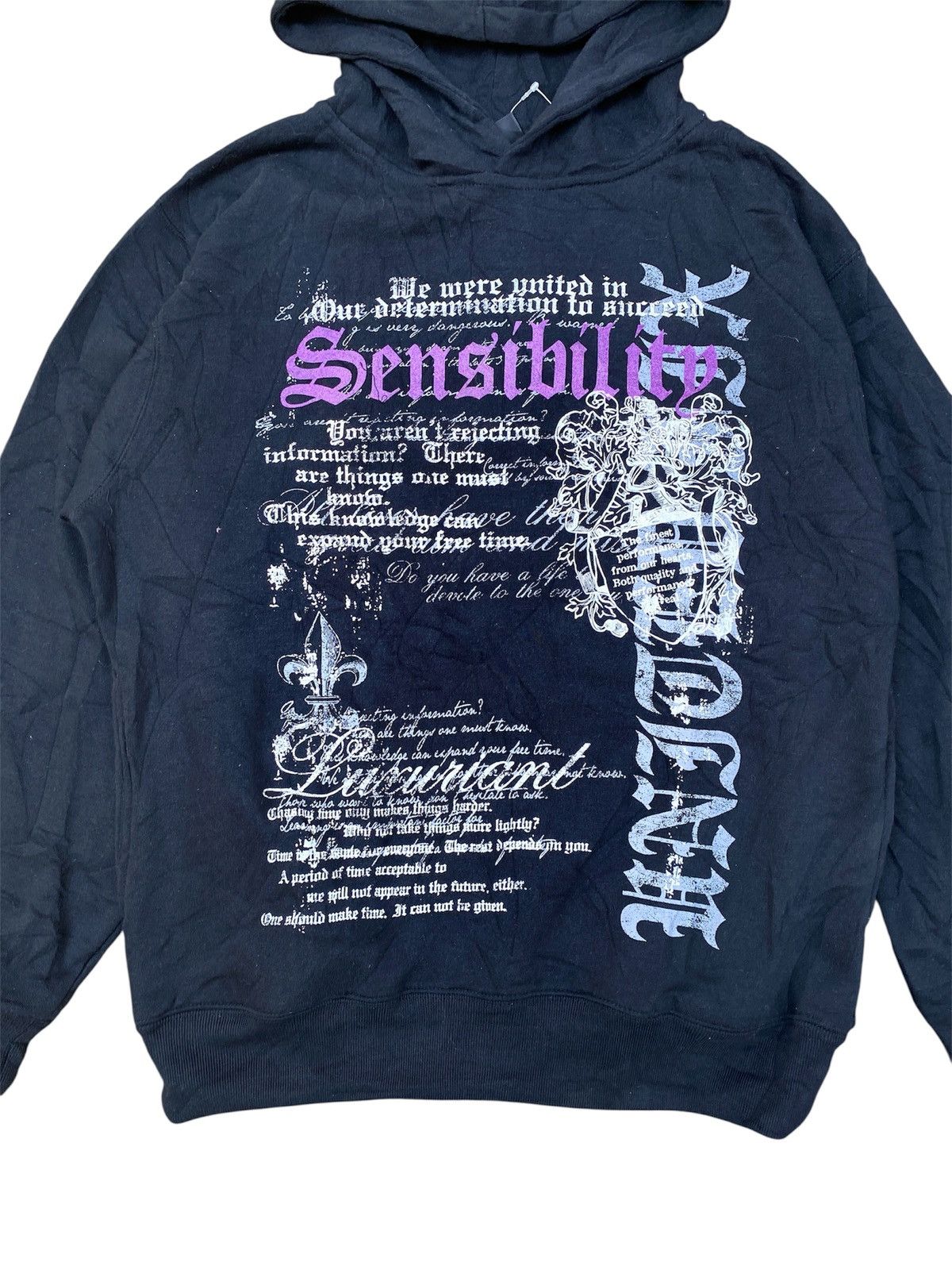 14th Addiction Japanese Collins Poem vkei punk lgb kmrii style hoodie Size US L / EU 52-54 / 3 - 2 Thumbnail