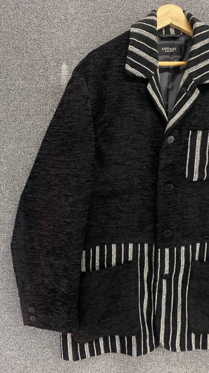 Japanese Brand Vintage Kapitalist Luxury Design Wool Jacket Size US L / EU 52-54 / 3 - 3 Thumbnail