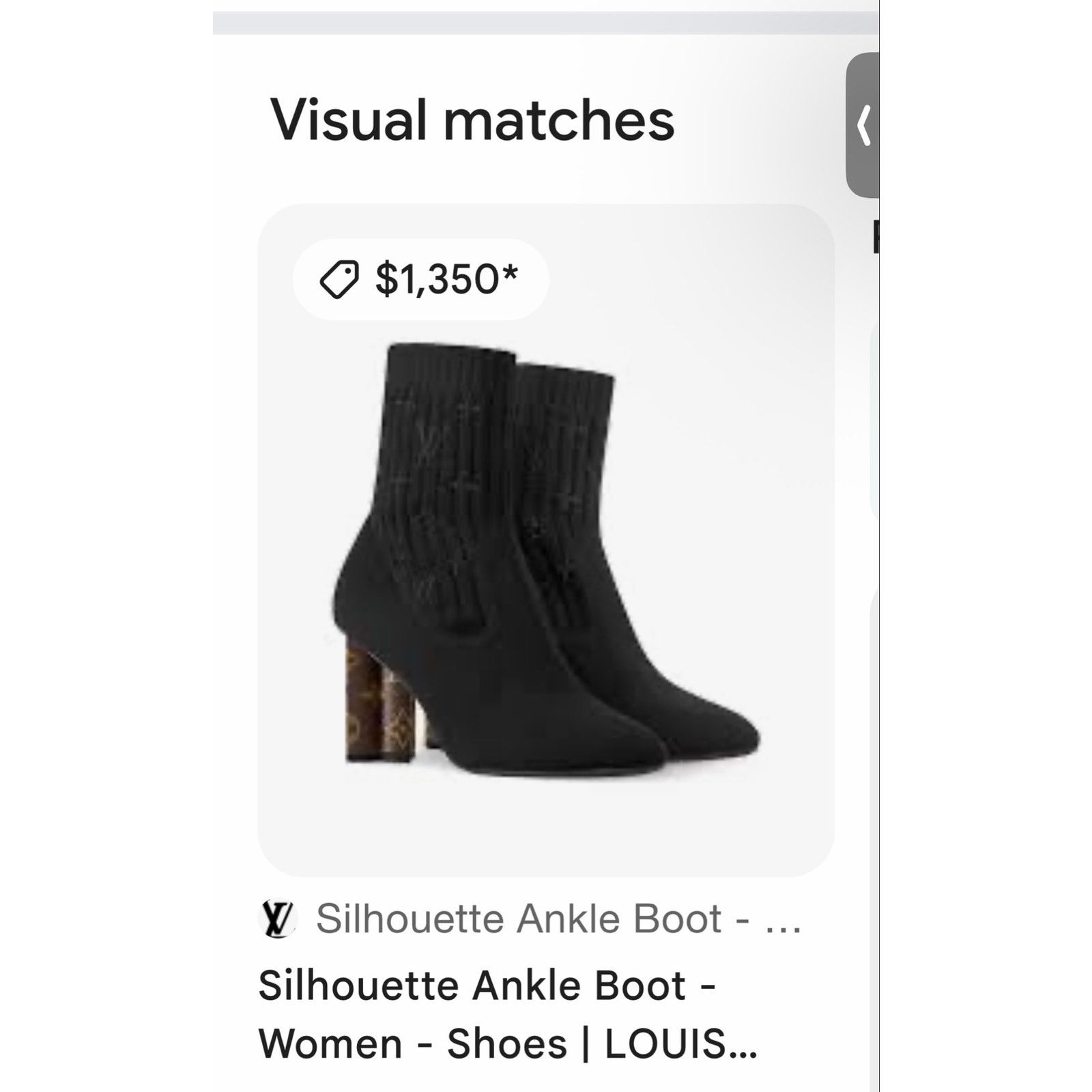 Louis Vuitton Size 38/8 - Louis Vuitton Silhouette Ankle Boot Size US 8 / IT 38 - 9 Thumbnail