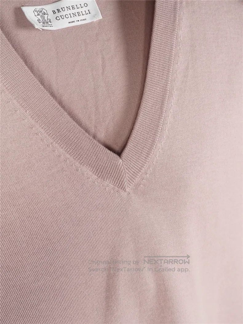 Brunello Cucinelli Brunello Cucinelli Sea Island Cotton Knit Shirt Size US M / EU 48-50 / 2 - 3 Thumbnail