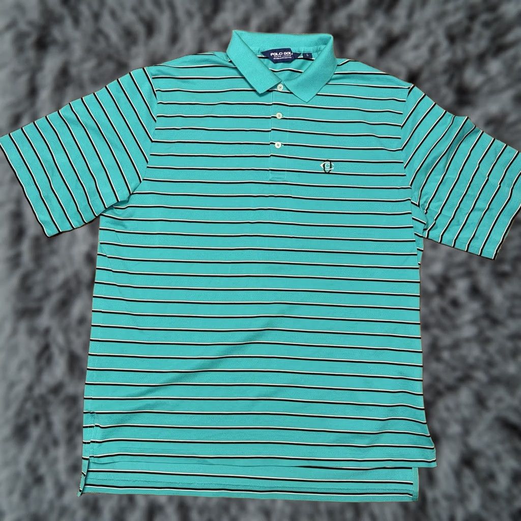 Polo Ralph Lauren Polo Ralph Lauren Polo Golf Shirt Mens Large OCC Oakmont Country Club Green White Oakmont OCC 90s Golf Polo Shirt Mens Large Size US L / EU 52-54 / 3 - 1 Thumbnail