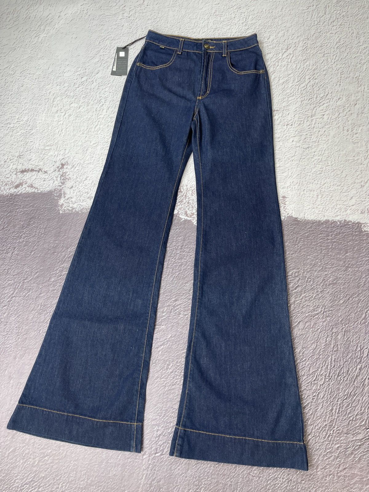 Just Cavalli Just Cavalli vintage indigo blue flared bootcut denim jeans Size 27" / US 4 / IT 40 - 2 Thumbnail