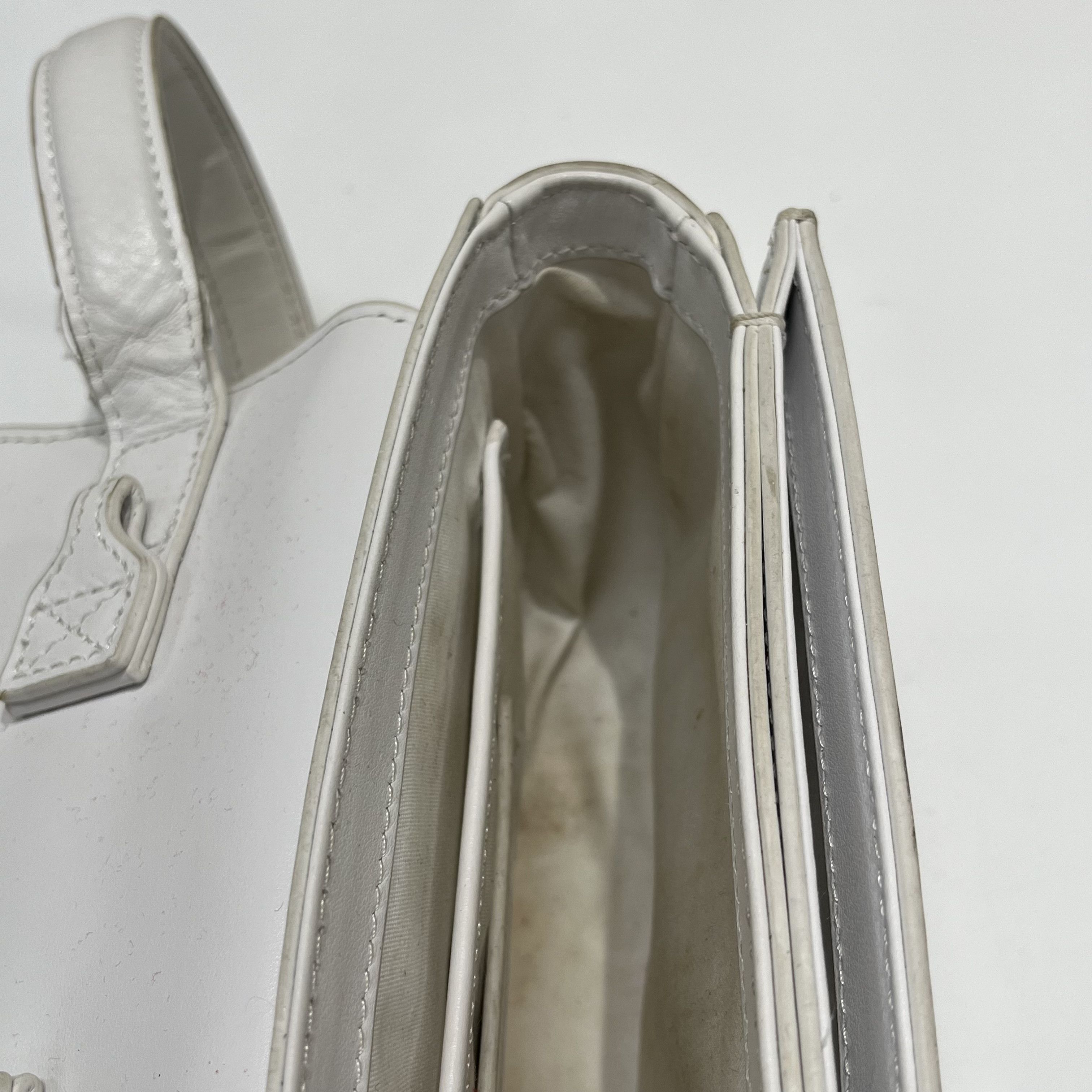 Diesel Diesel 1DR Leather Shoulder Bag White Size ONE SIZE - 8 Thumbnail