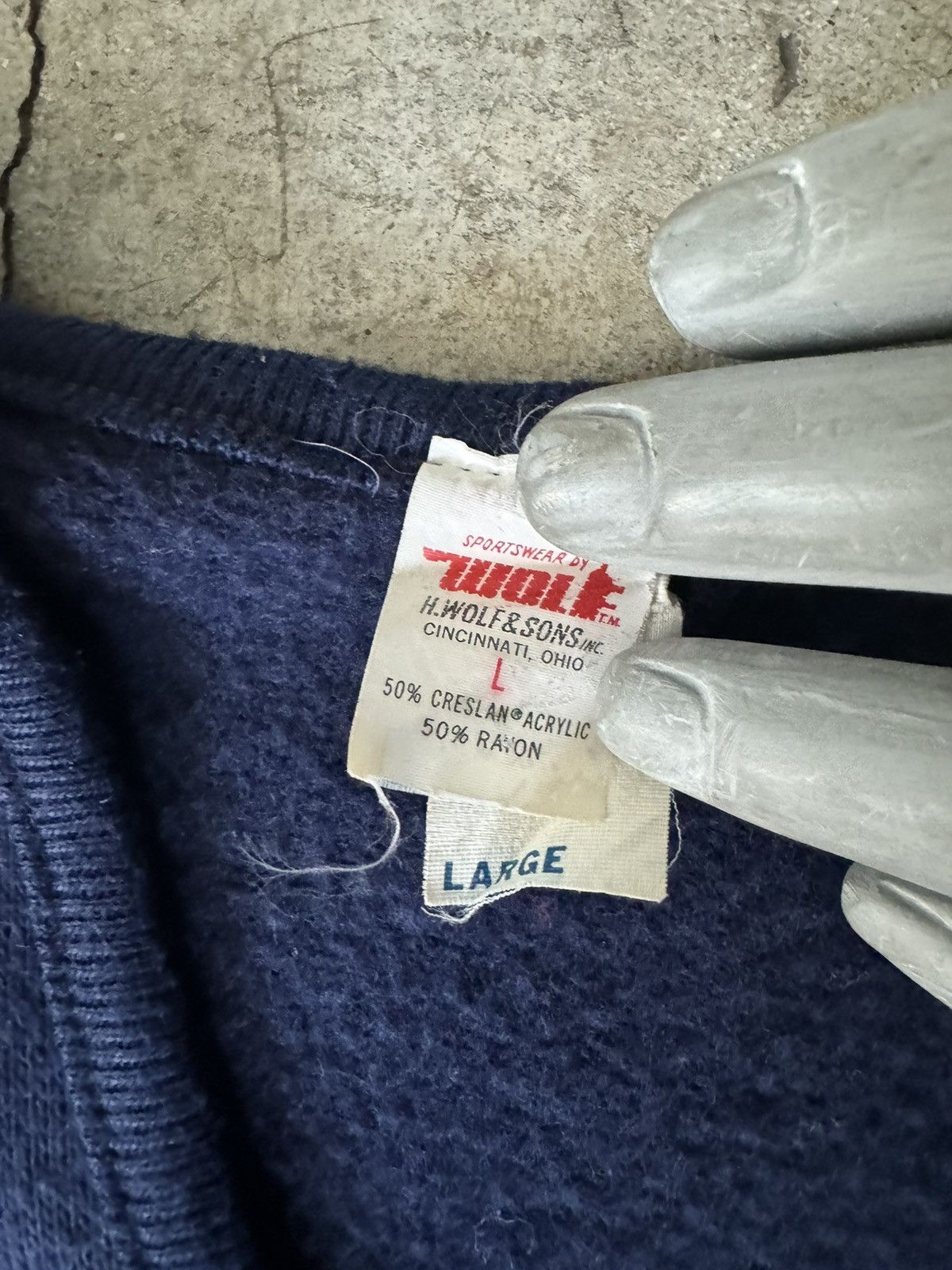 Vintage VINTAGE 70’S COLLEGIATE VIKINGS SWEATSHIRT Size US L / EU 52-54 / 3 - 2 Thumbnail