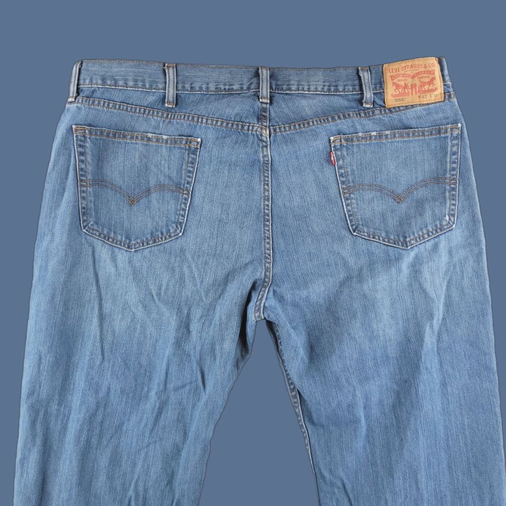 Levi's Levi's Jeans Mens 42x30 Blue 559 Relaxed Straight Fit Regular Waist 42 Inseam 30 Color Blue Size US 42 / EU 58 - 1 Thumbnail