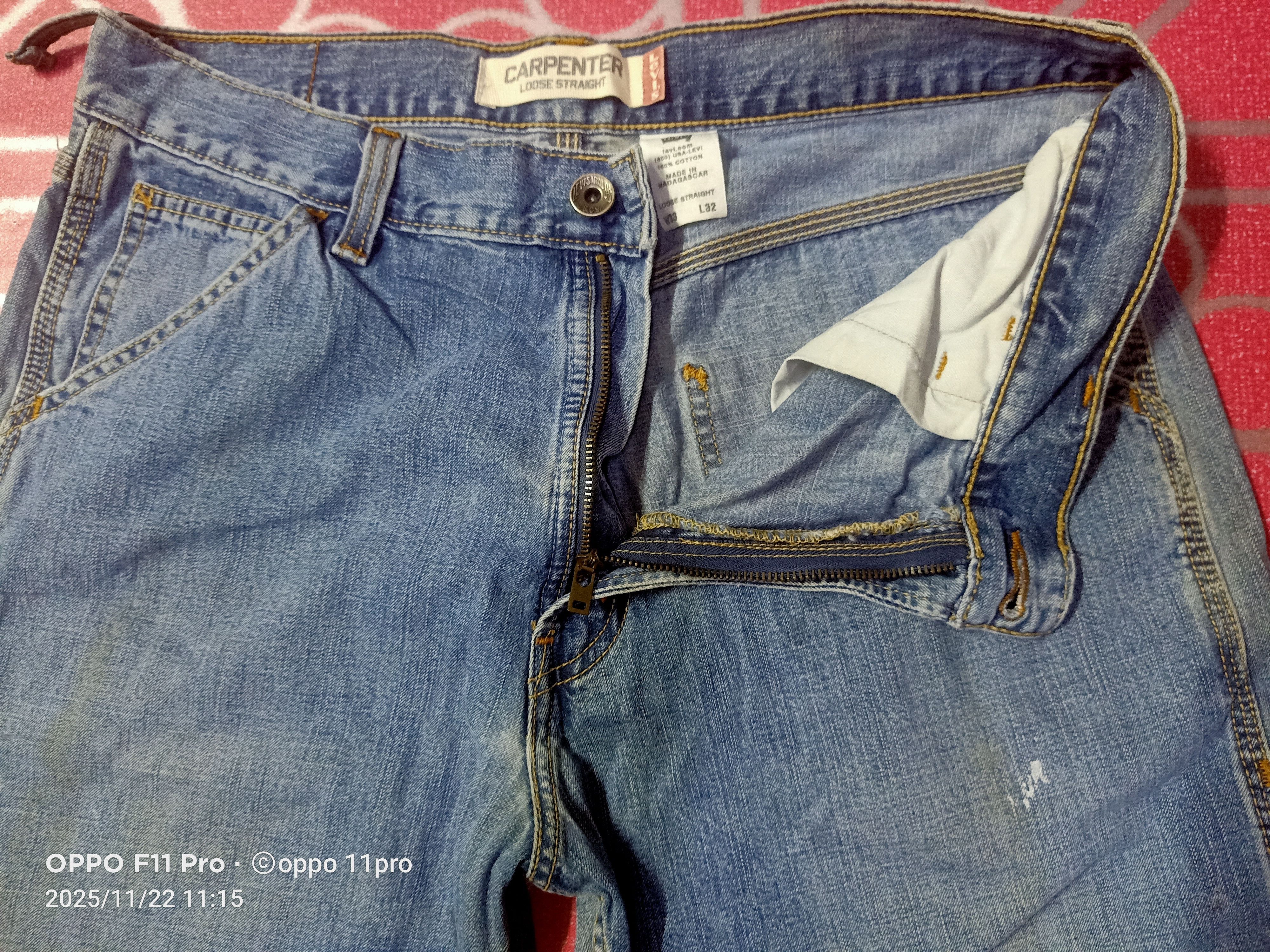 Levi's 🌟Levis Carpenter Loose Straight Denim 🌟 Size US 36 / EU 52 - 9 Thumbnail