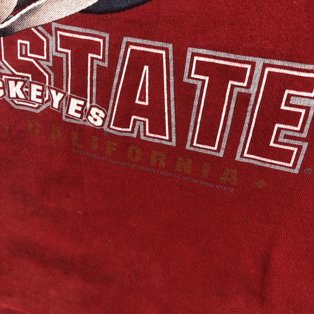 NFL × Vintage Vintage 90s OHIO STATES Buckeyes T-Shirt Football NCAA Nfl Size US M / EU 48-50 / 2 - 3 Thumbnail