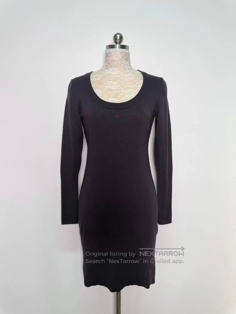 Vivienne Westwood Vivienne Westwood Purple Knit Orb Embroidery Long Sleeve D Size M / US 6-8 / IT 42-44 - 1 Thumbnail