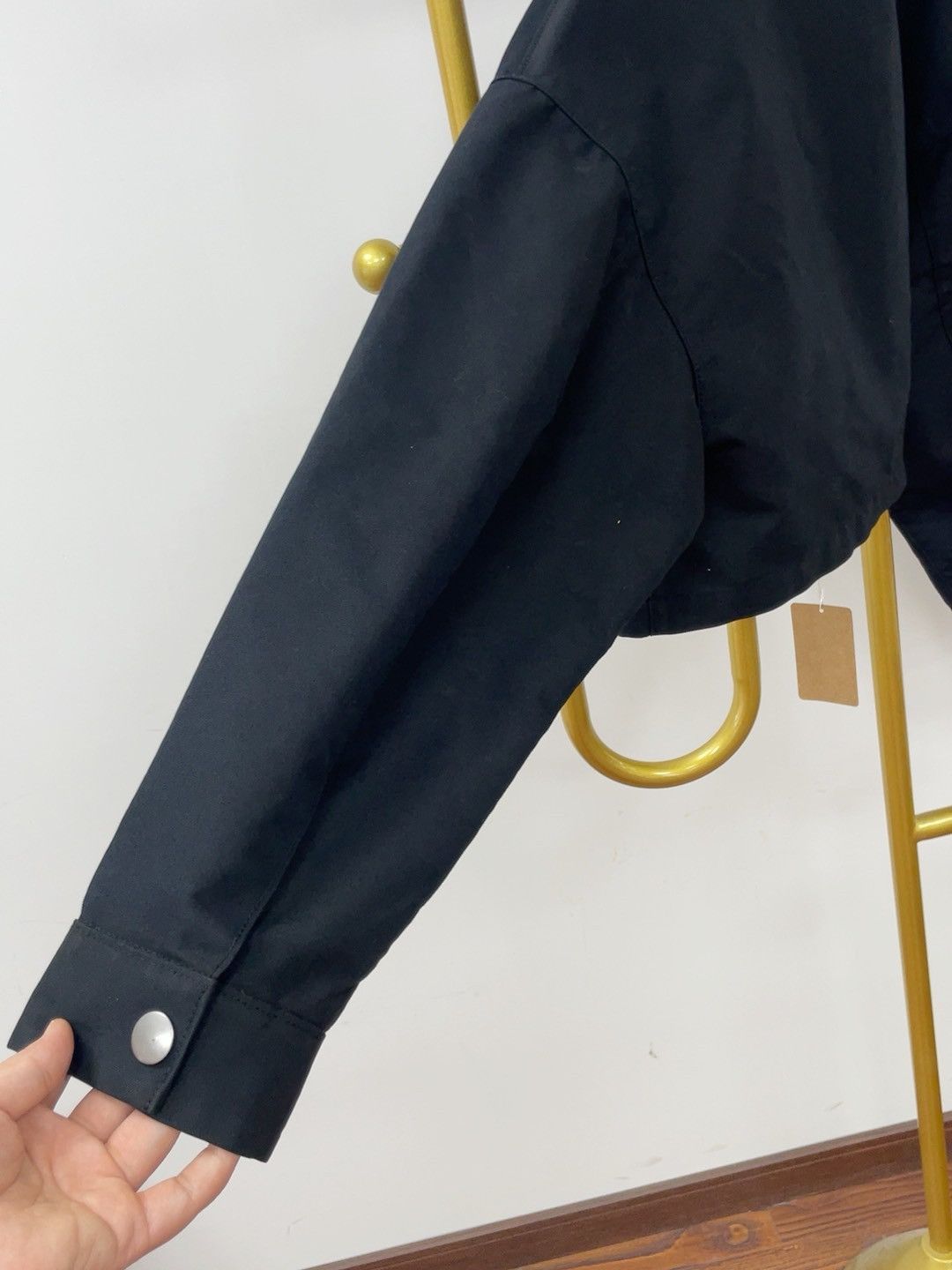 Prada Prada Black Long Sleeve Denim Jacket -2505 Size US M / EU 48-50 / 2 - 5 Thumbnail