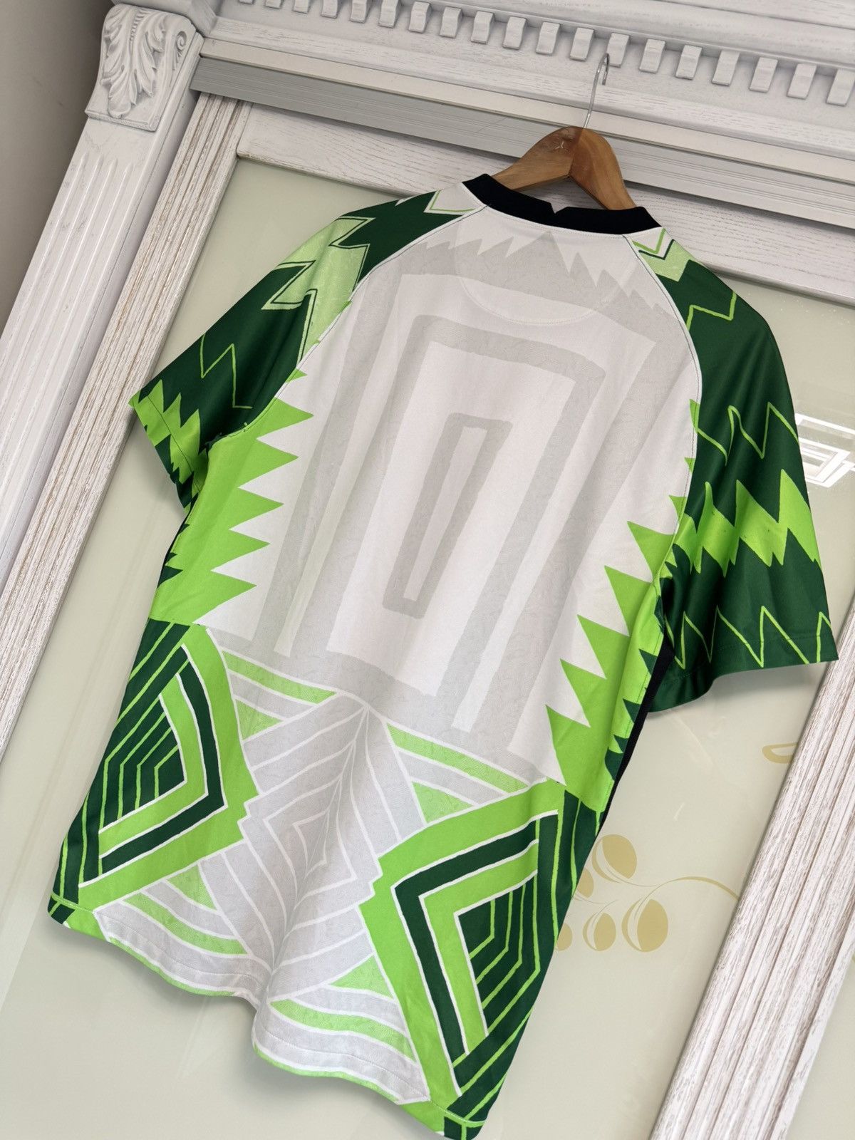 Nike Nigeria 2020-2021 Home Soccer Jersey Football Shirt Kit Size US XL / EU 56 / 4 - 9 Thumbnail