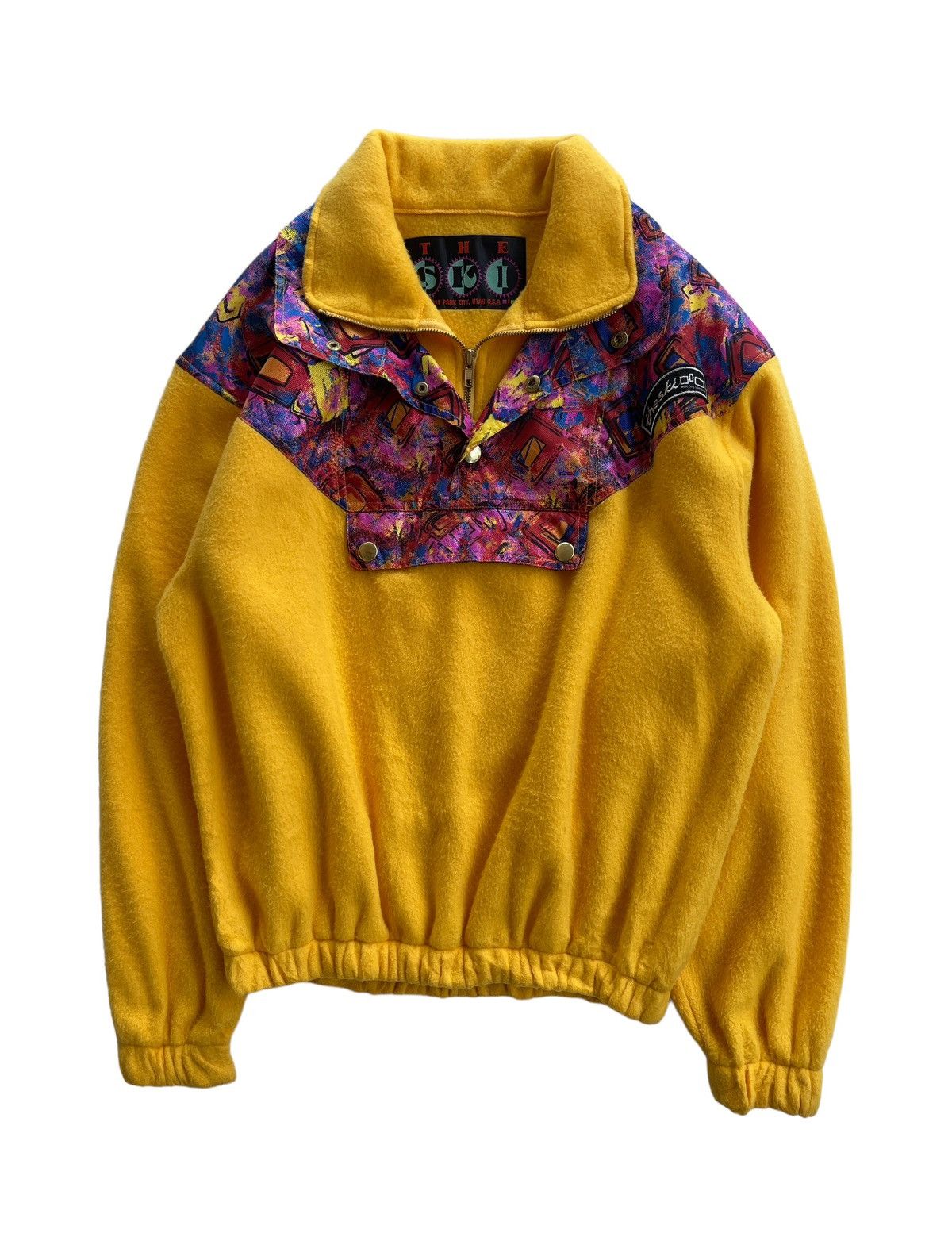 Japanese Brand Vintage 90s The Ski Park City Fleece Jacket Size US L / EU 52-54 / 3 - 1 Thumbnail