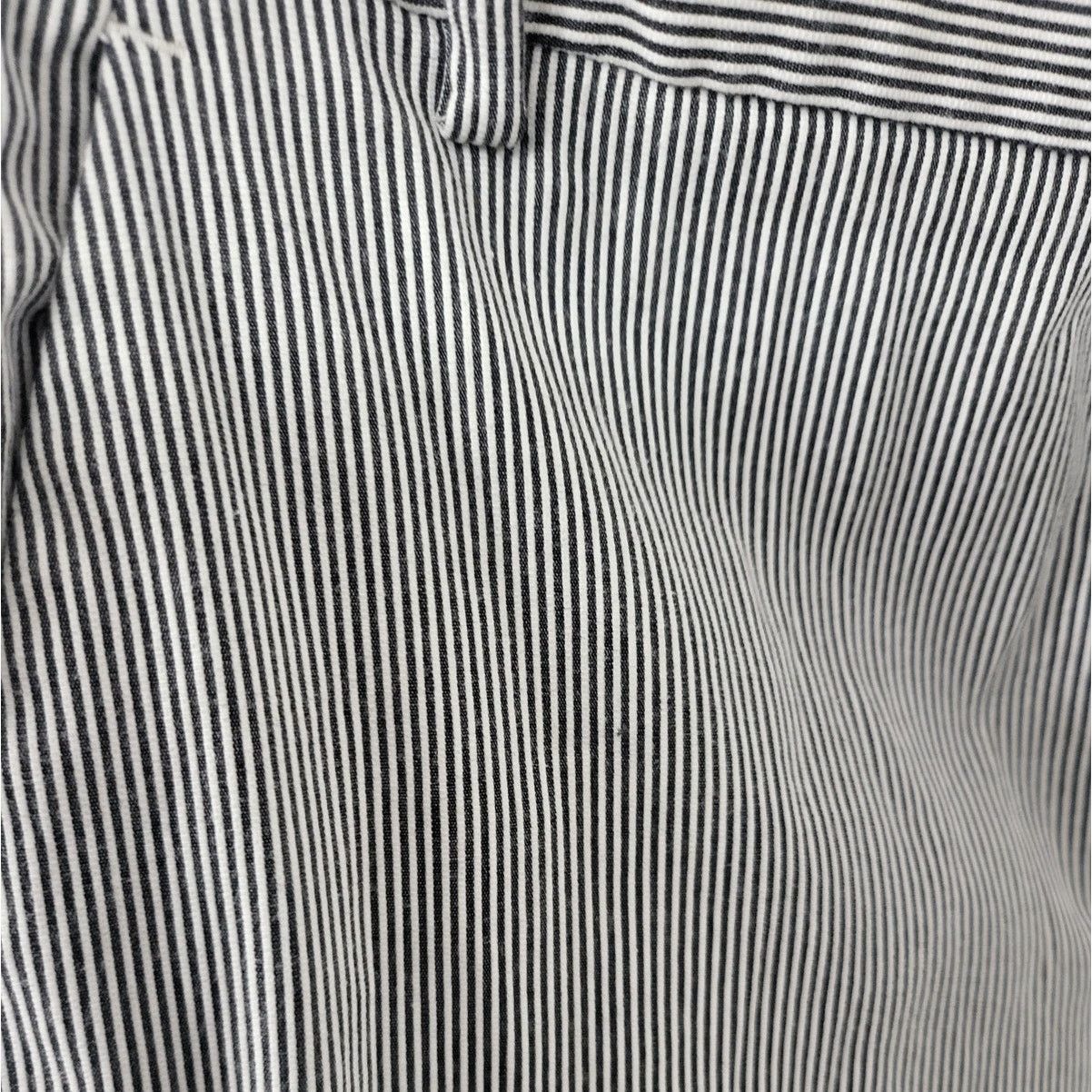 Lauren Ralph Lauren Lauren Ralph Lauren White/Dark Gray Stripe Rib Trousers-Sz 4 Size 27" / US 4 / IT 40 - 3 Thumbnail