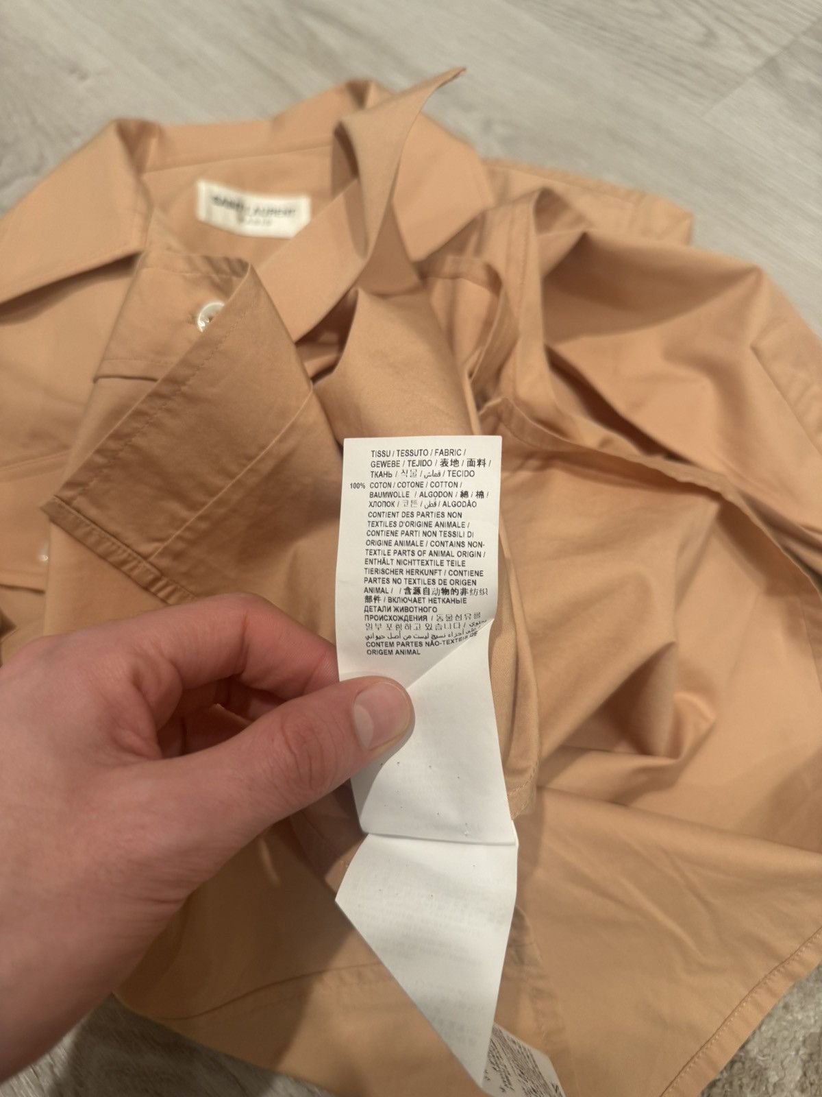 Saint Laurent Paris s/s 2020 double pocket button down!! Size US S / EU 44-46 / 1 - 8 Thumbnail