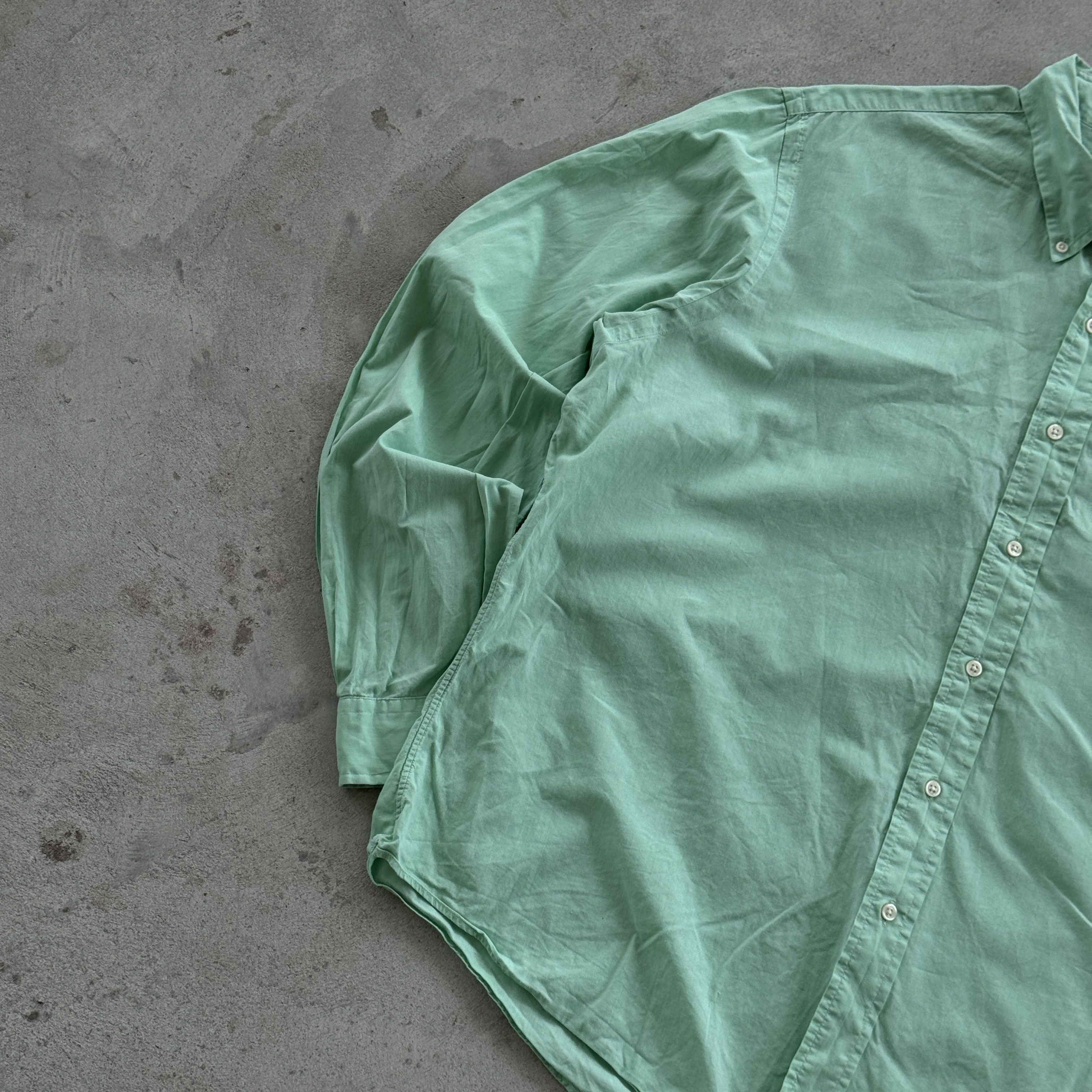 Polo Ralph Lauren Polo Ralph Lauren Green Button Down Shirt Custom Fit XXL Size US XXL / EU 58 / 5 - 3 Thumbnail