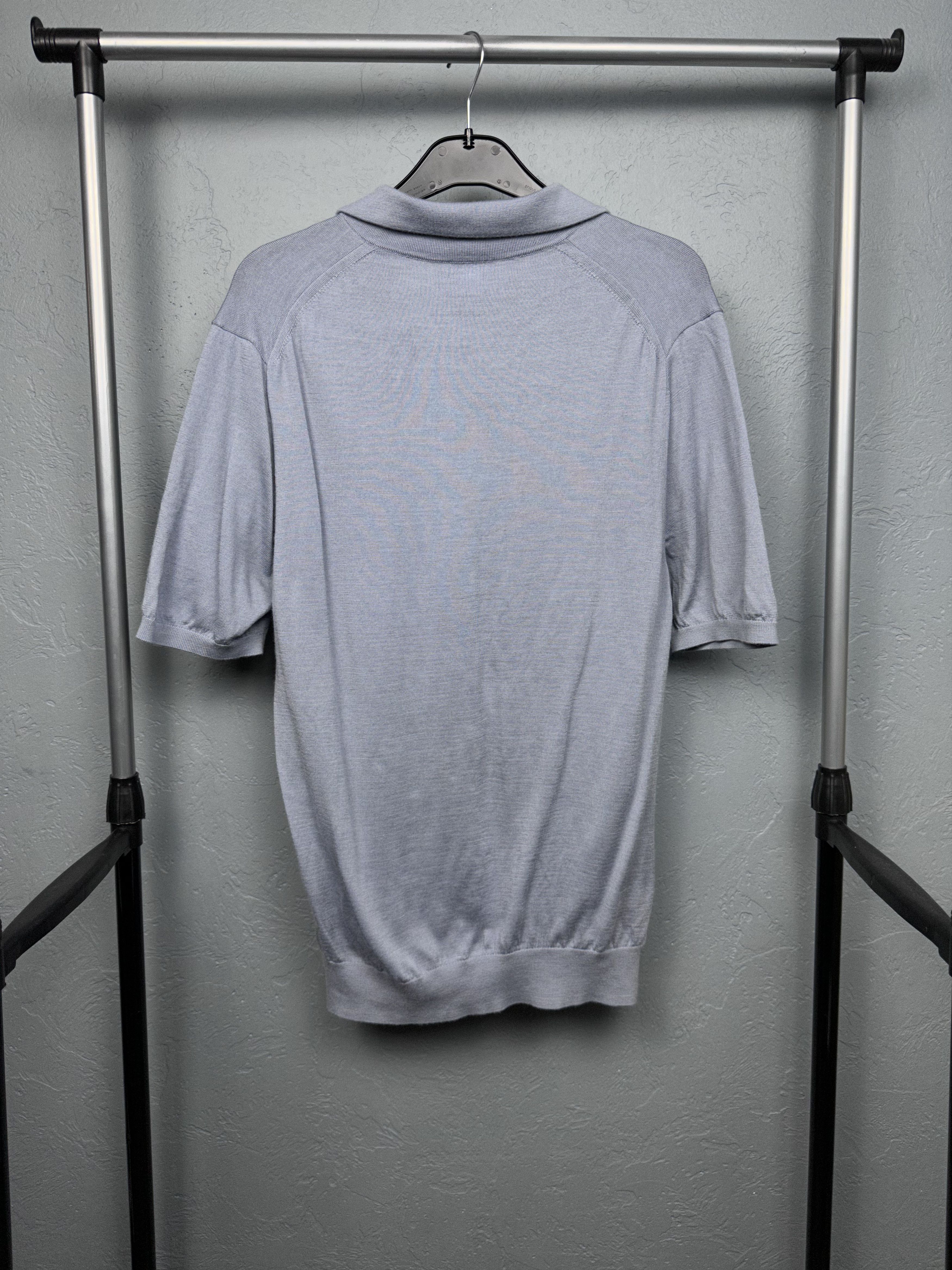 Reiss × Vintage Reiss Mens 100% Merino Wool Polo Shirt Size US XL / EU 56 / 4 - 6 Thumbnail