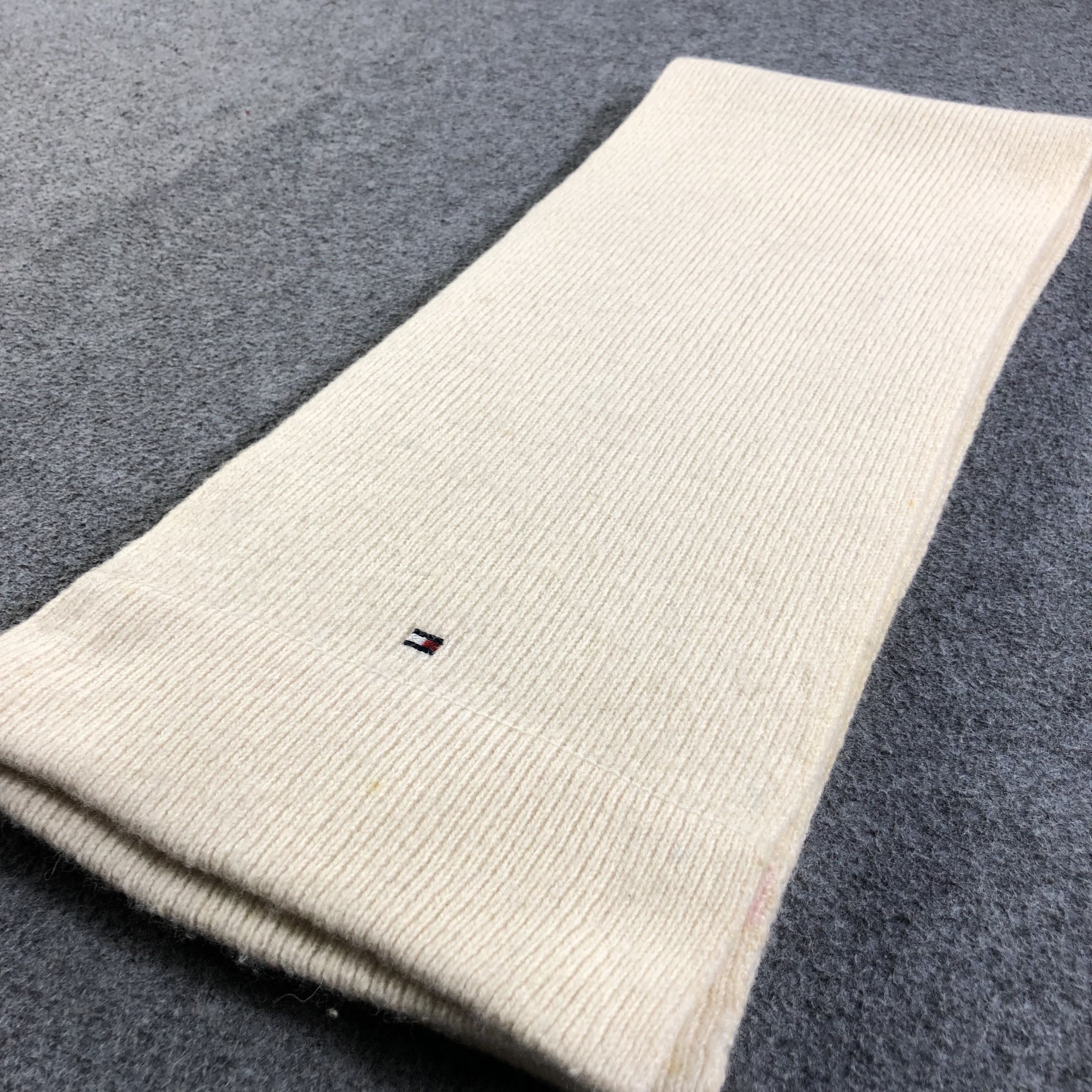 Tommy Hilfiger Tommy Hilfiger Wool Scarf Muffler V1275 Size ONE SIZE - 3 Thumbnail