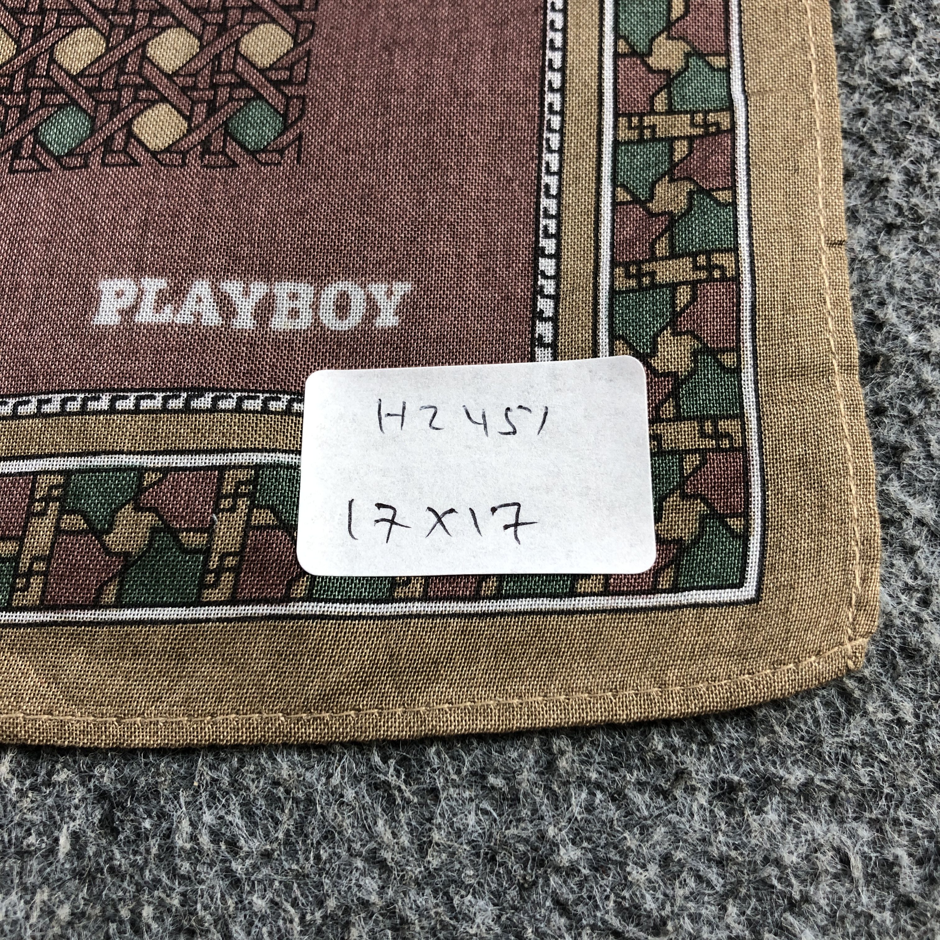 Playboy Playboy Handkerchief Neckerchief Bandana H2451 Size ONE SIZE - 5 Thumbnail