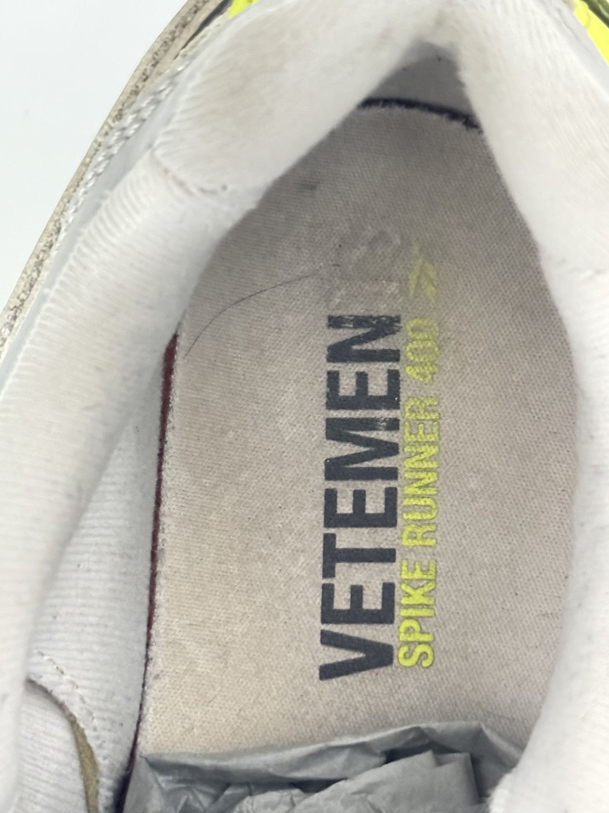 Vetements ✅ Vetements White Green Spike Runner 400 38.5 Snackers Size US 8.5 / IT 38.5 - 10 Thumbnail