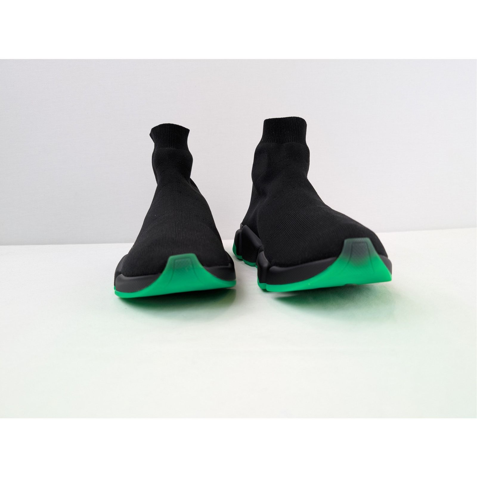 Balenciaga o1rshd1 Rec Knit/Clear Speed 2.0 Clearsole Sneakers in Black Size US 12 / EU 45 - 4 Thumbnail