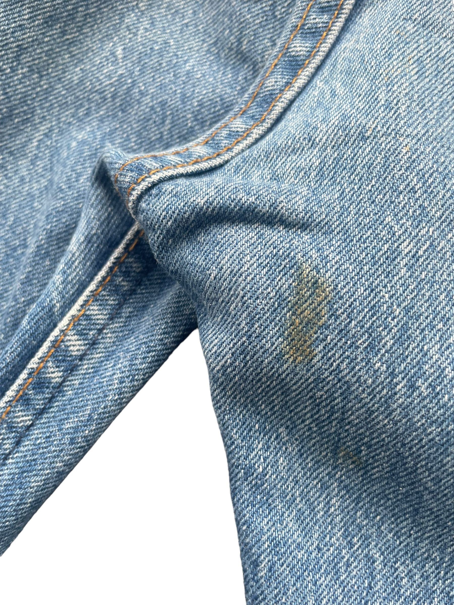 Levi's Vintage 1991 Levis 501 e Stone Wash Faded Denim Size US 32 / EU 48 - 4 Thumbnail