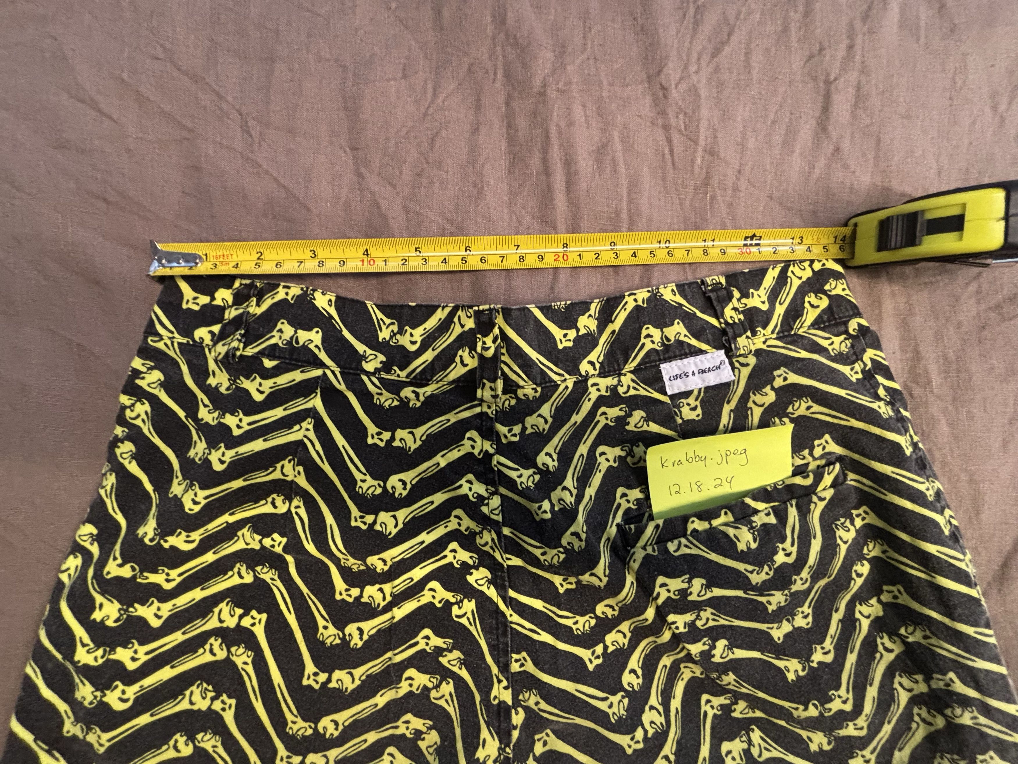 Life's a Beach Vintage Llife's a Beach "Bones" pants Size US 31 - 4 Thumbnail